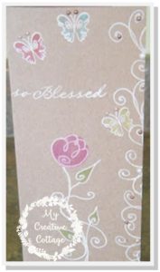 Blessed Card with Kraft Cardstock_My Creative Cottage