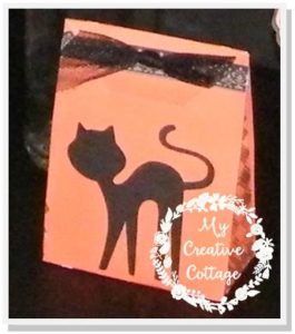 Black Cat Halloween mini gift bag_Cricut_My Creative Cottage