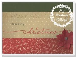 Card made with Holiday Jingle and Holiday Commentary_My Creative Cottage