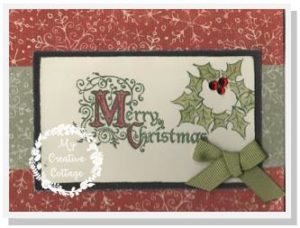 Merry Christmas Card made with St. Nick_MyCreativeCottage_Blessed Scrapper