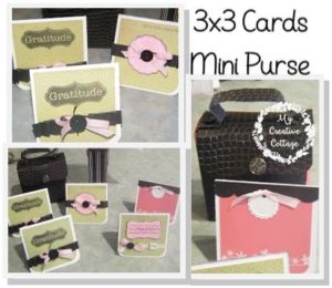 3x3 Mini Cards and purse