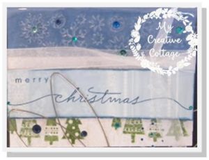 Blue and Green Christmas Card_My Creative Cottage