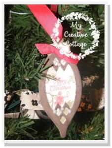 Handmade ornament with scraps_My Creative Cottage