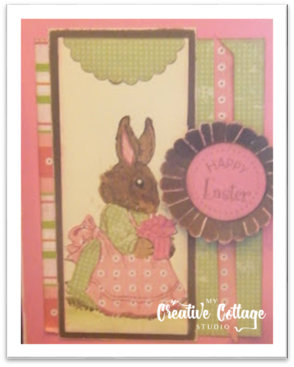 Happy Easter bunny card_My Creative Cottage