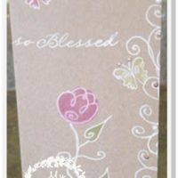 Blessed Card with Kraft Cardstock_My Creative Cottage