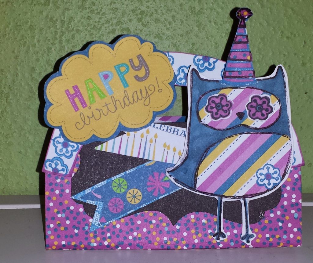 Mini birthday purse-treat bag with Cricut