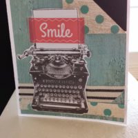 Typed Note Smile Card