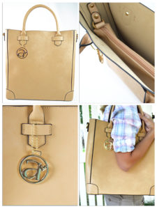 CEO Faux Leather Bag that holds a 12x12 scrapbook album.