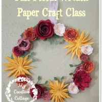 Fall Floral Wreath Paper Craft Class